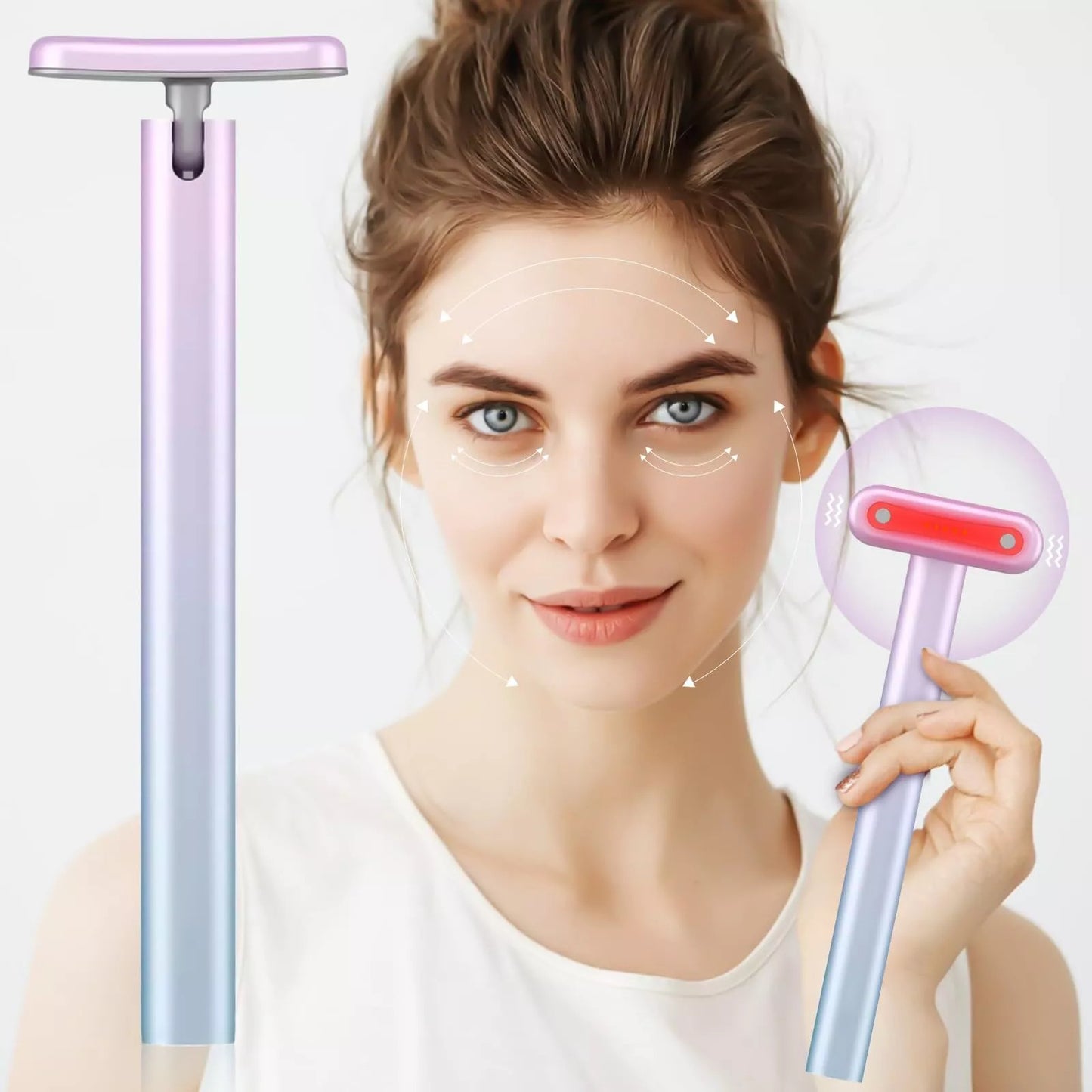 LED Facial Wand 4-in-1 Red Light Therapy